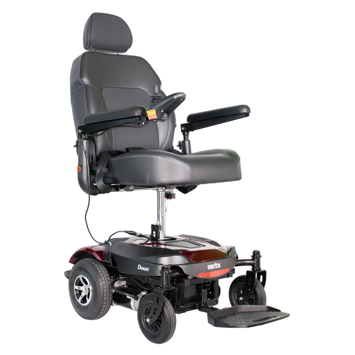 Merits DUALER Power Wheelchair Front or Rear Drive P312A‐ARMAB/P312A‐SBMAB