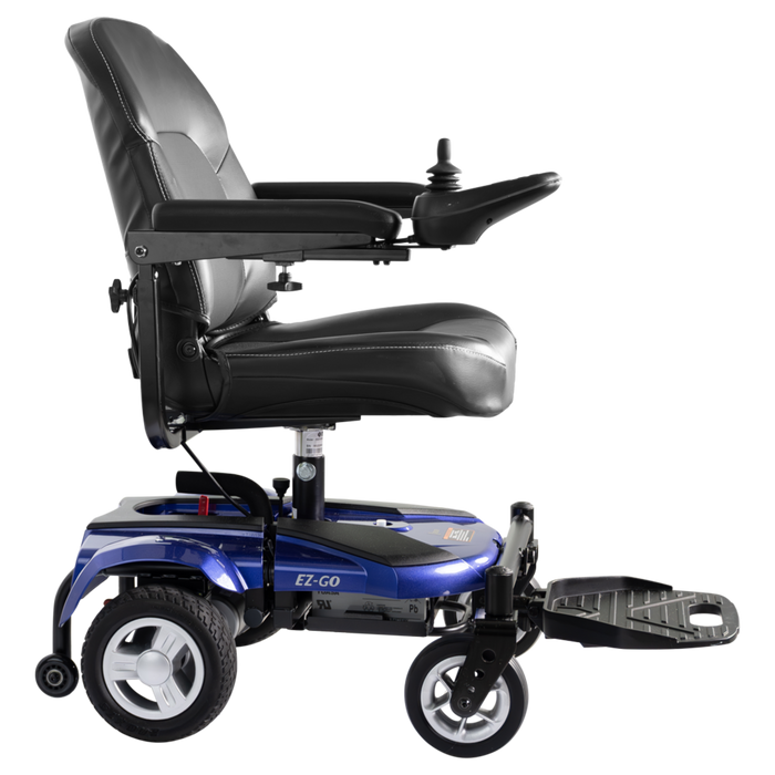 Merits EZ‐GO Red / Blue Portable Electric Wheelchair P321A‐ARMUB / P321A‐SBMUB