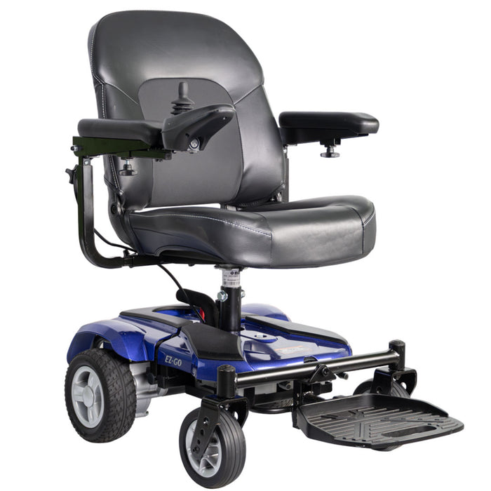 Merits EZ‐GO Red / Blue Portable Electric Wheelchair P321A‐ARMUB / P321A‐SBMUB