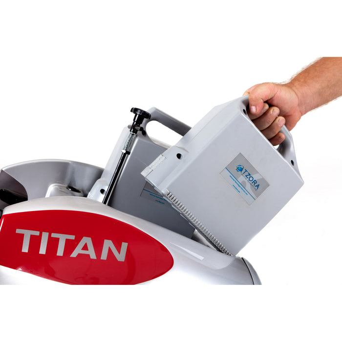 Tzora ES002611 Titan Divided – 4 Wheels Mobility Scooter Blue
