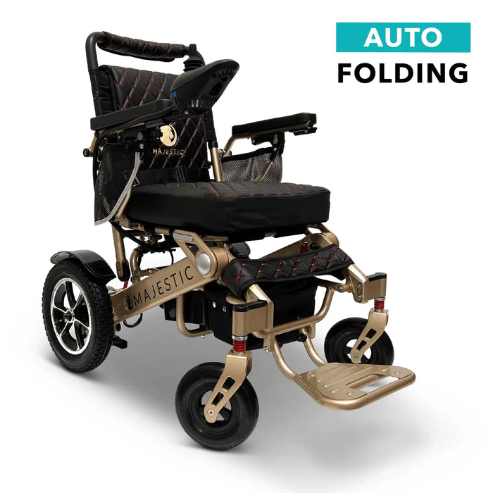 ComfyGO IQ-7000 Af Le Power Chair Autofold Upgraded Textile
