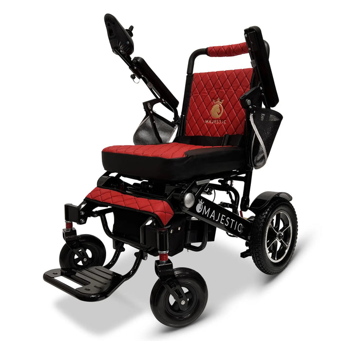 ComfyGO IQ-7000 Af Le Power Chair Autofold Upgraded Textile