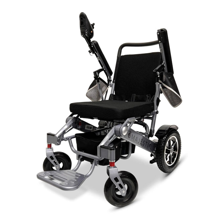 ComfyGO IQ-7000 Af Le Max Power Chair Extended Battery Autofold Upgraded Cushion