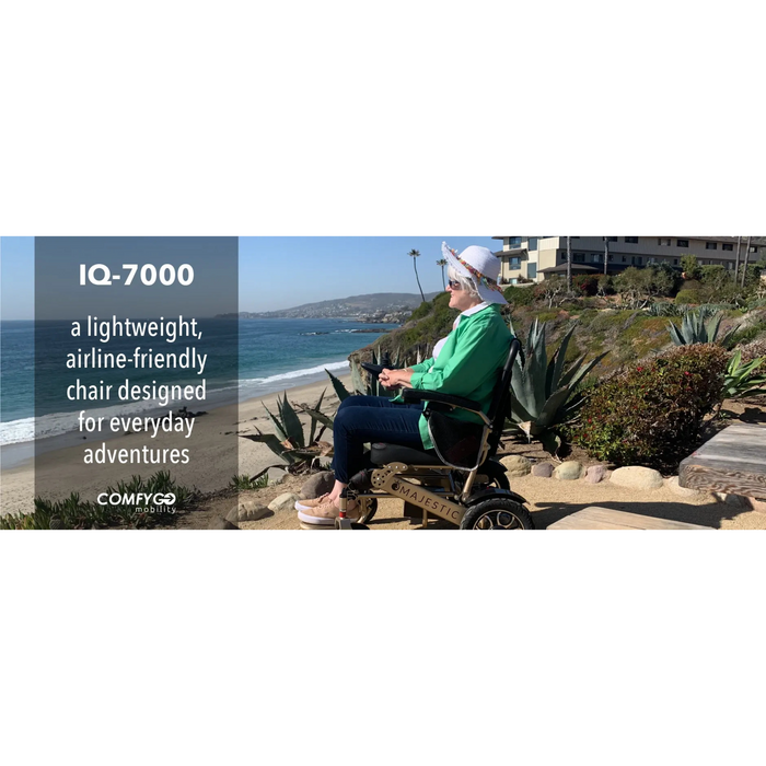 ComfyGO IQ-7000 Power Chair Manual Fold