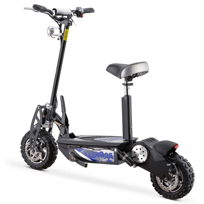 MotoTec MT-Chaos_Black 2000w 60v Lithium Electric Scooter