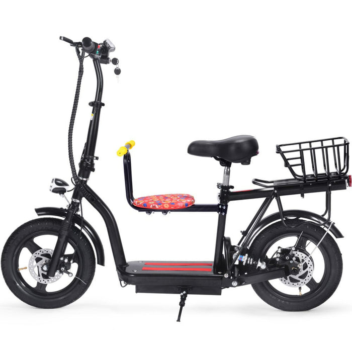 MotoTec MT-Cruz-48v-350w-Lith_Black Lithium Electric Scooter