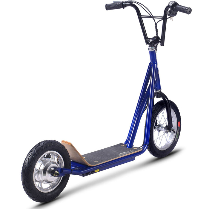 MotoTec MT-Groove-36v-350w_Blue Big Wheel Lithium Electric Scooter