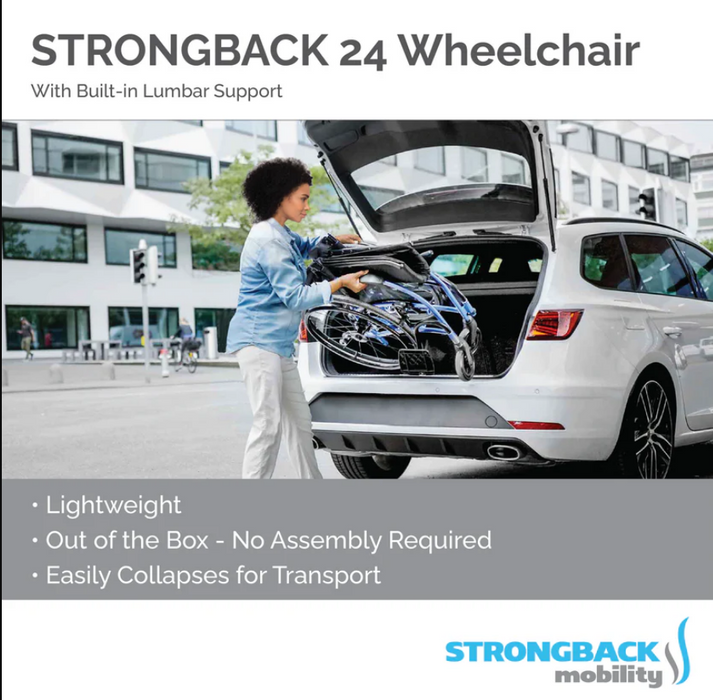 Strongback Mobility Comfort : 24 Wheelchair
