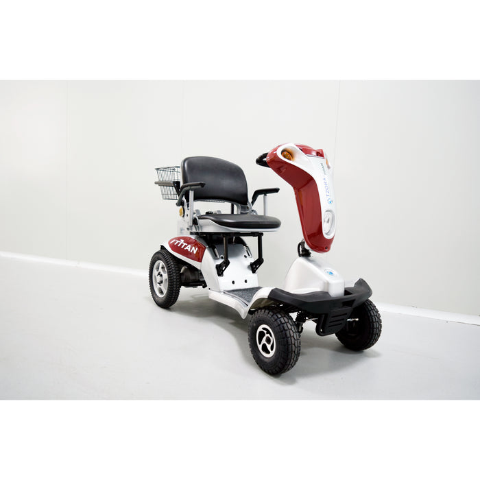 Tzora ES002614 Titan Divided – 4 Wheels Mobility Scooter Yellow
