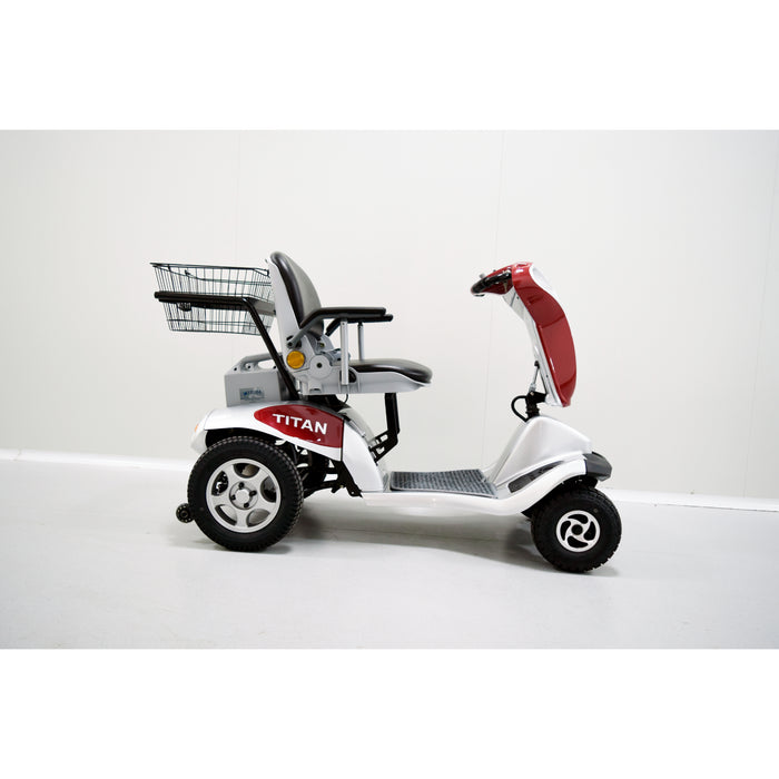 Tzora ES002614 Titan Divided – 4 Wheels Mobility Scooter Yellow