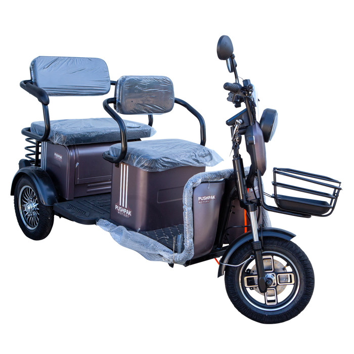 Pushpak Motors Pushpak 4000 2-Person 3-Wheel Electric Mobility Scooter