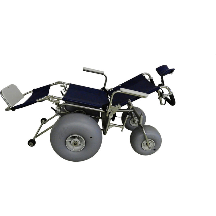 DeBug Tilt and Recline All-terrain Beach Wheelchair